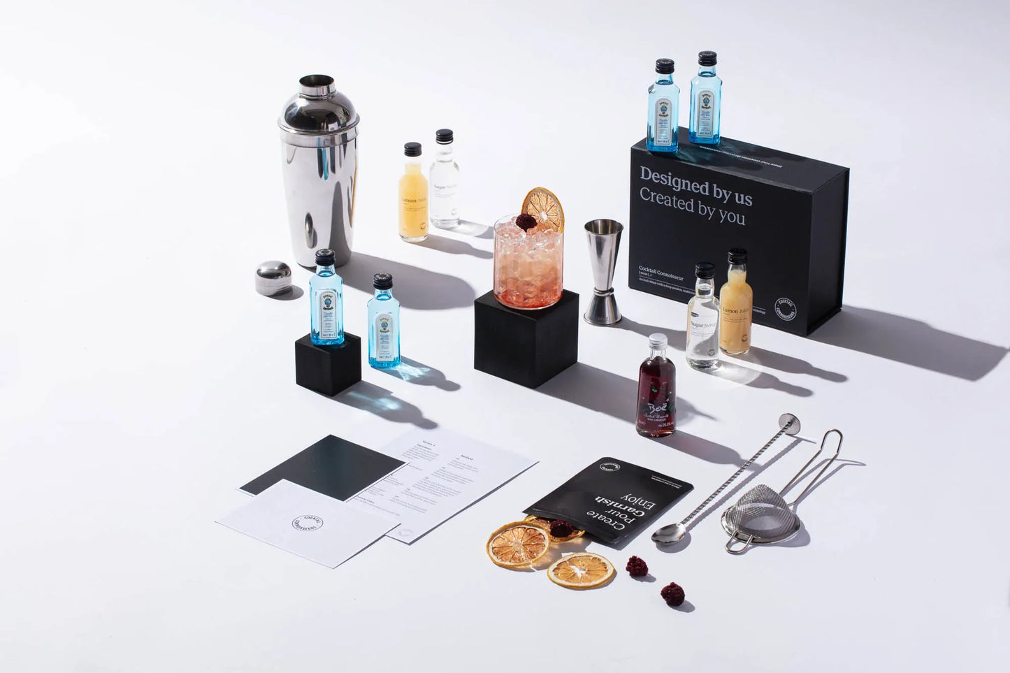 Bramble cocktail kit gift set with beginner bar equipment