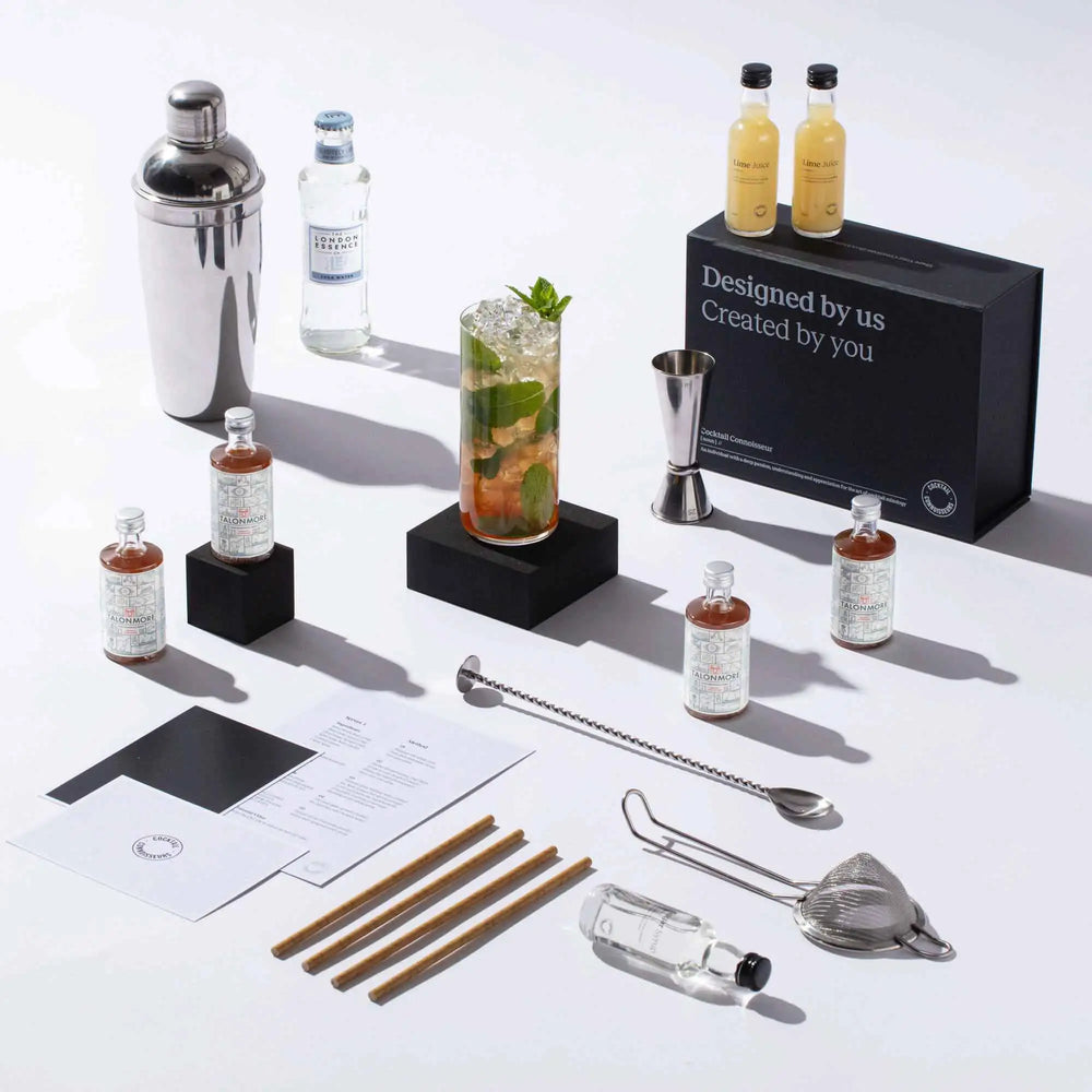 
                  
                    fiery ginger mojito non-alcoholic cocktail kit with beginner bar equipment
                  
                