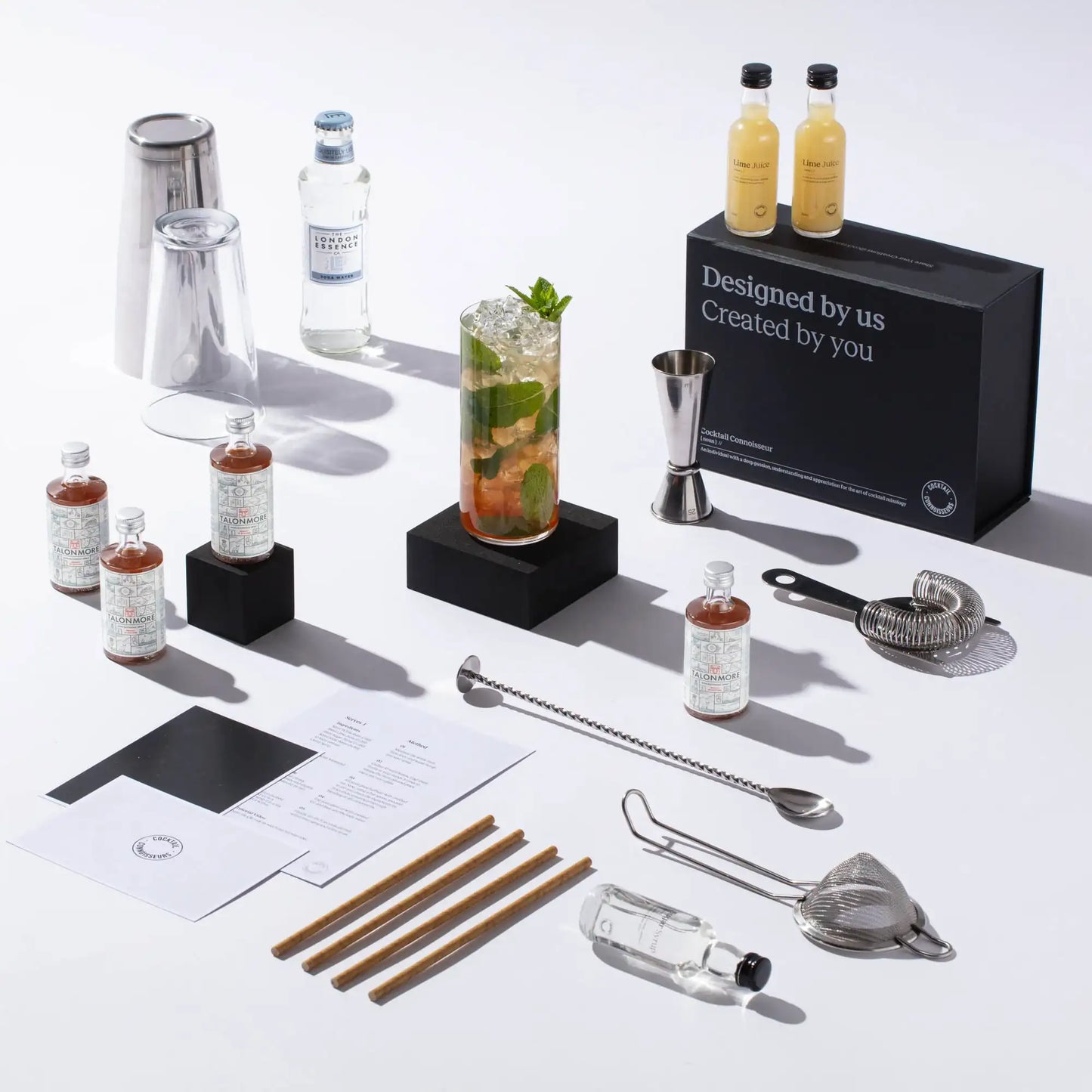 
                  
                    fiery ginger mojito non-alcoholic cocktail kit with advanced bar equipment
                  
                