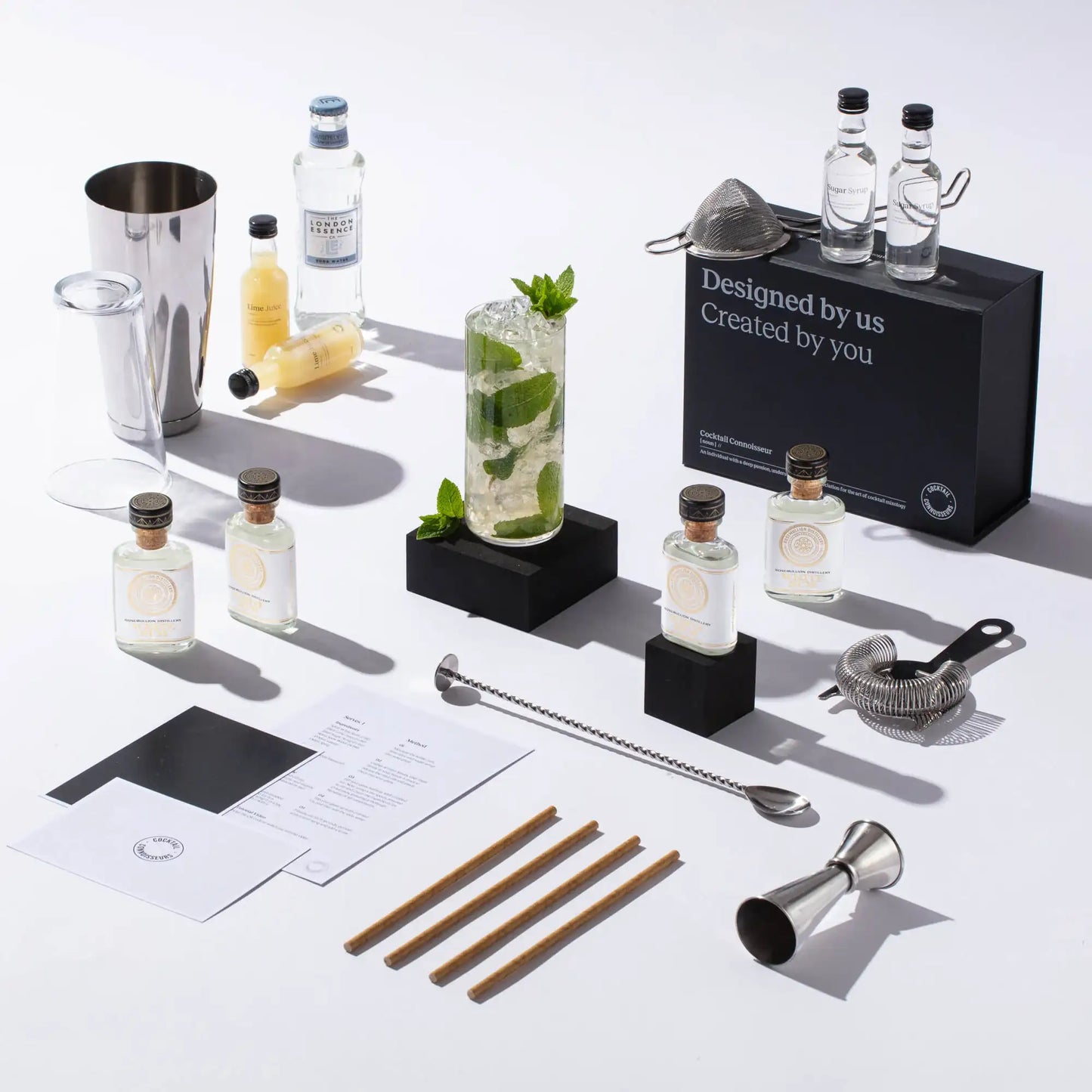 Mojito cocktail kit gift set with advanced bar equipment in gift box