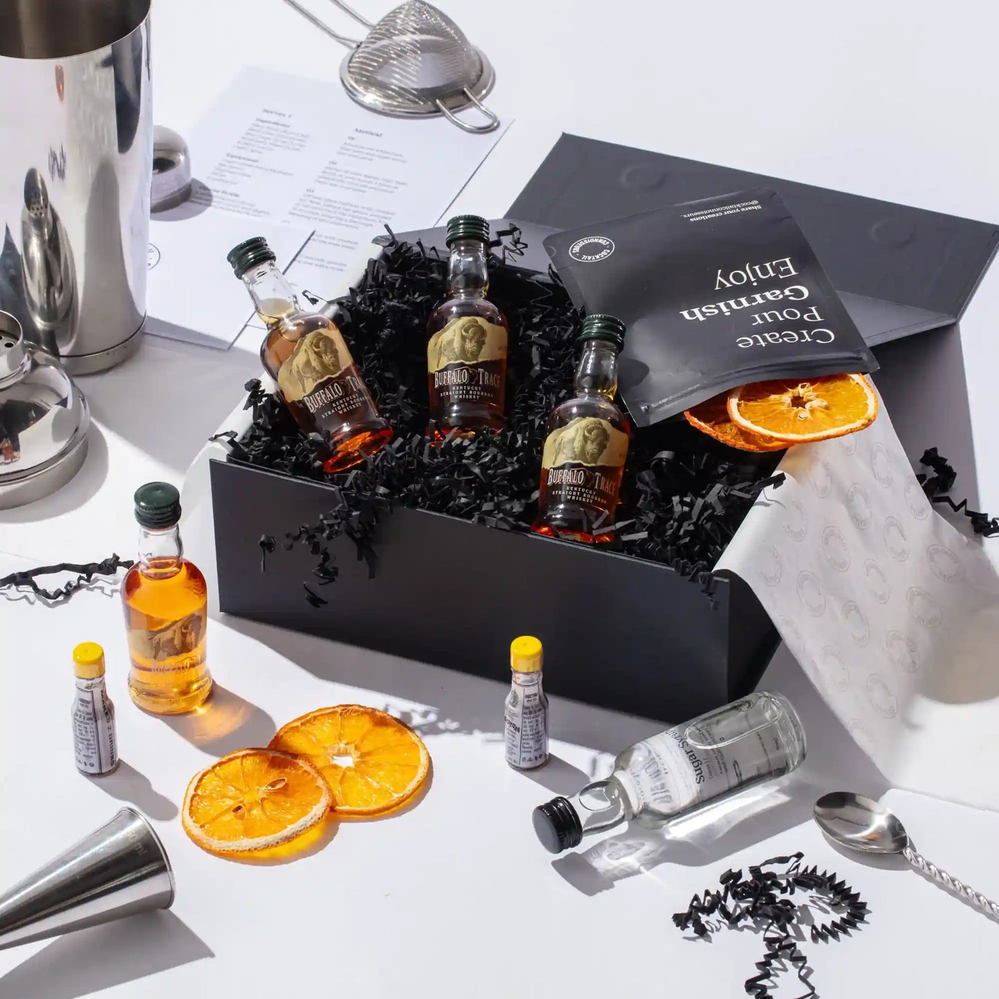 
                  
                    old fashioned cocktail kit with beginner bar equipment
                  
                