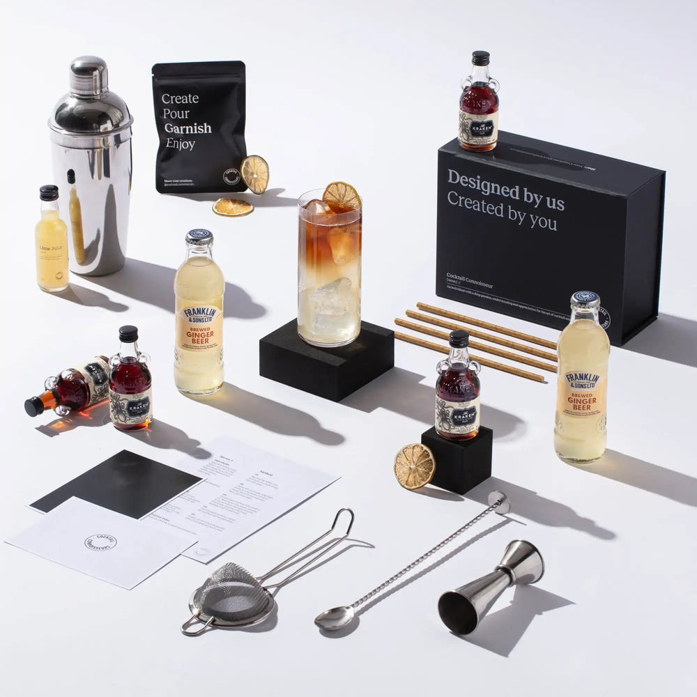 
                  
                    the perfect storm cocktail kit with beginner bar equipment
                  
                