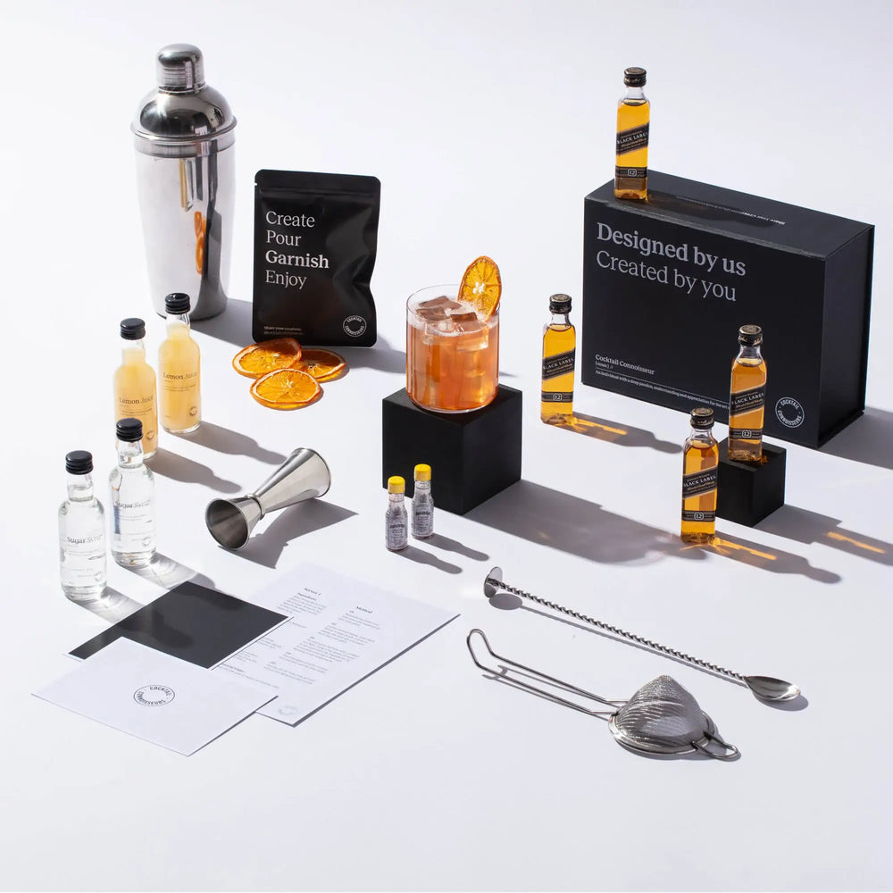 
                  
                    whisky sour cocktail kit with beginner bar equipment
                  
                
